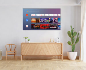 Smart Tv Android By Google 55” 4K / Asistente de voz